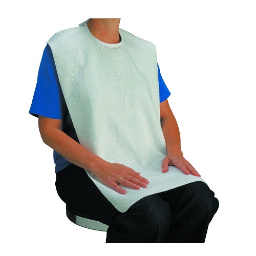 Terry Towel Bib with Liner  Terry Towel Bib with Liner